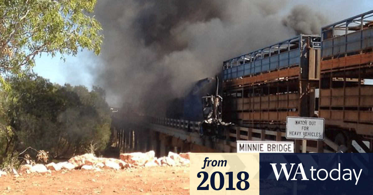 Road trains crash after failure to give way